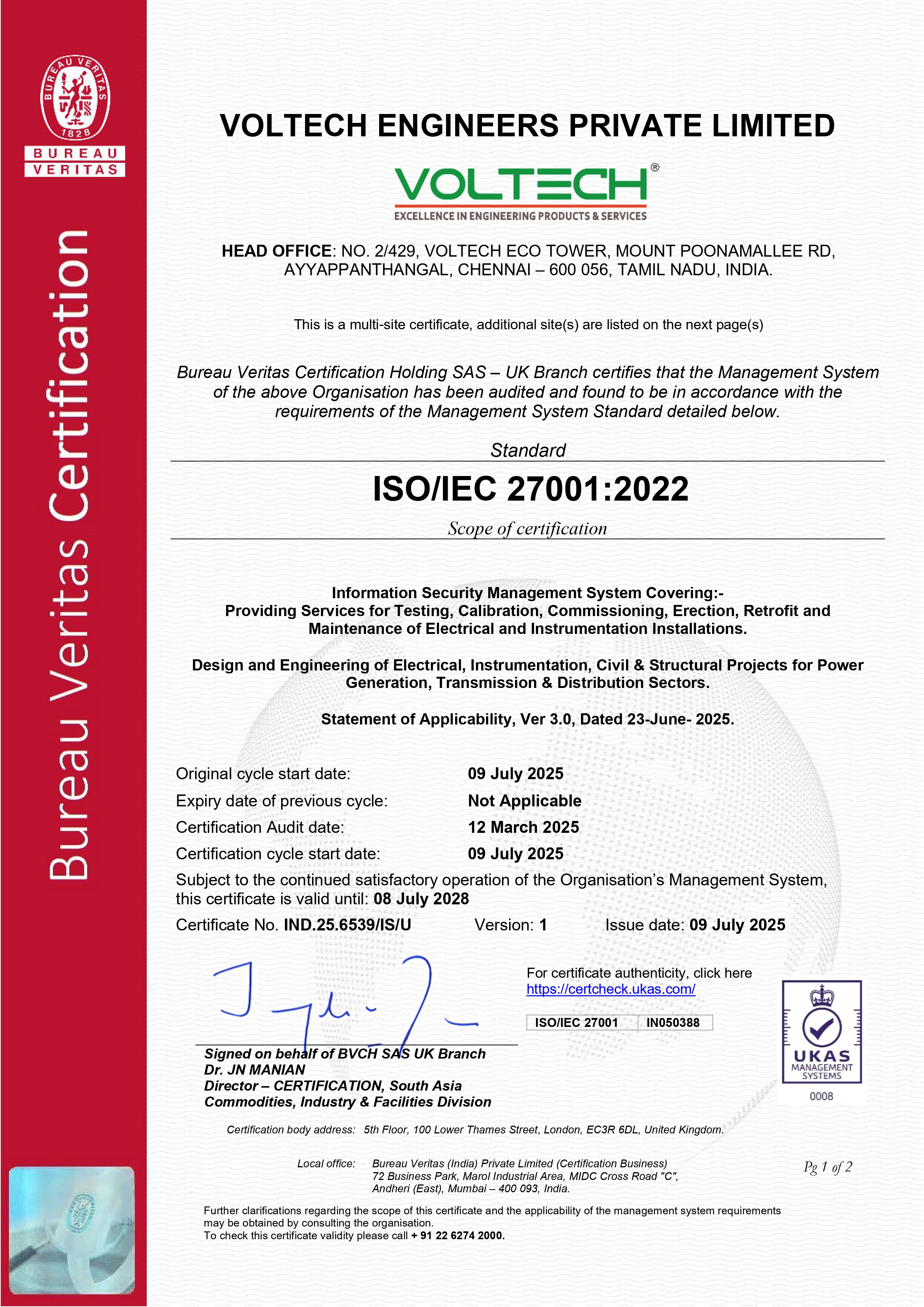 Certificate 3